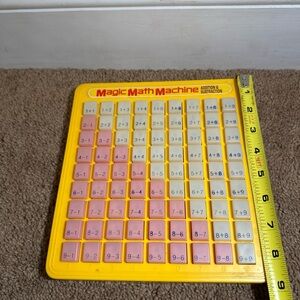 Other | Magic Math Machine Vintage 1988 Addition And Subtraction Push ...